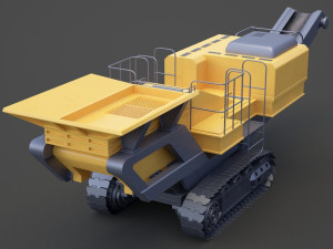 Construction machinery 01 3D Модель