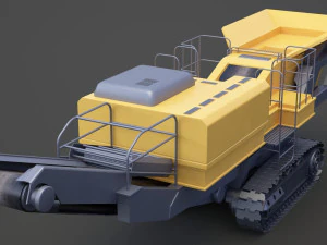 Construction machinery 01 3D Model