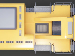 Construction machinery 01 3D Model