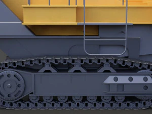 Construction machinery 01 3D Model