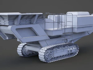 Construction machinery 01 3D Model