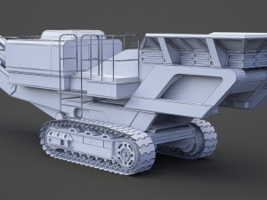 Construction machinery 01 3D Модель