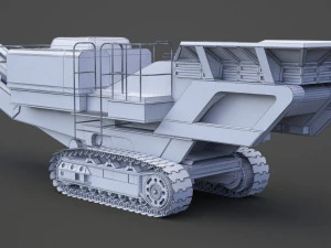Construction machinery 01 3D Model
