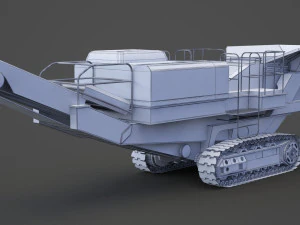 Construction machinery 01 3D Model