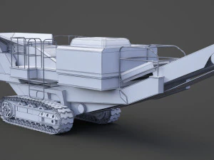 Construction machinery 01 3D Model