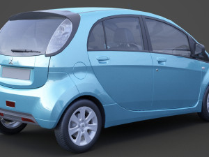 Mitsubishi I-Miev Modelo 3D