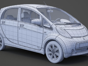 Mitsubishi I-Miev Modelo 3D