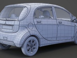 Mitsubishi I-Miev Modelo 3D