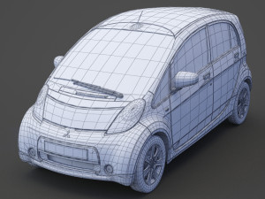 Mitsubishi I-Miev Modelo 3D
