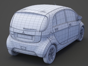 Mitsubishi I-Miev Modelo 3D