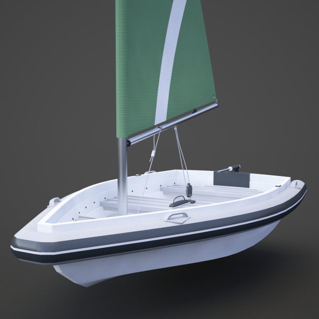 Boat 01 3D Model .c4d .max .obj .3ds .fbx .stl .blend 