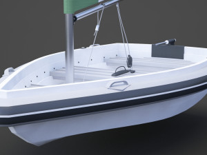Boat 01 3D Model