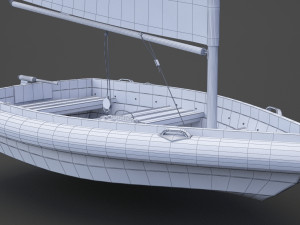 Boat 01 3D Model