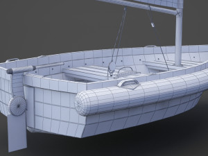 Boat 01 3D Model
