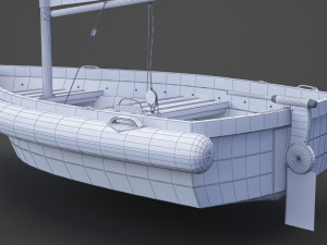 Boat 01 3D Model