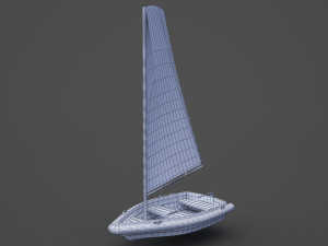 Boat 01 3D Model