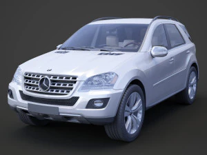メルセデスML500 3Dモデル