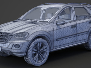 Mercedes ML 500 Modèle 3D