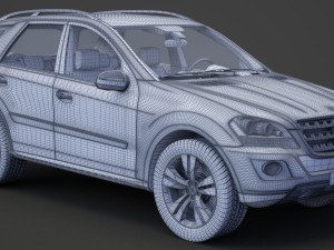 Mercedes ML 500 Modèle 3D