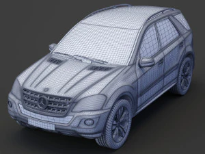 Mercedes ML 500 3D Model