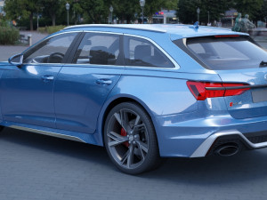 Audi RS6 C8 Avant 2019 Modelo 3D