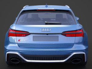 Audi RS6 C8 Avant 2019 Modelo 3D