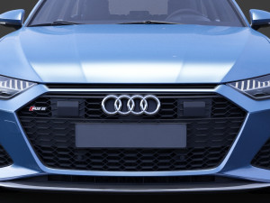 Audi RS6 C8 Avant 2019 Modelo 3D