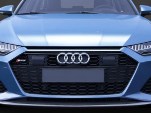 Audi RS6 C8 Avant 2019 3D Model