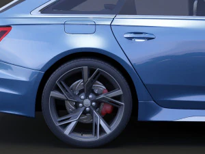Audi RS6 C8 Avant 2019 3D Model