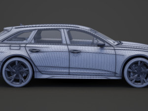 Audi RS6 C8 Avant 2019 Modelo 3D