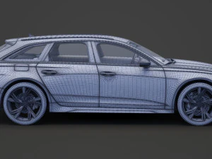Audi RS6 C8 Avant 2019 3D Model