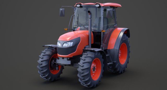 Generic Tractor 01 Modelo 3D .c4d .max .obj .3ds .fbx .stl .blend