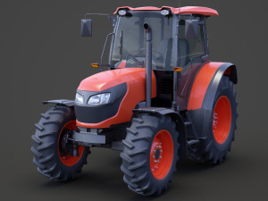 Generic Tractor 01 3D Model