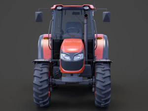 Generic Tractor 01 3D Model