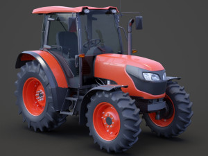 Generic Tractor 01 3D Model