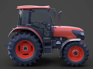 Generic Tractor 01 3D Model