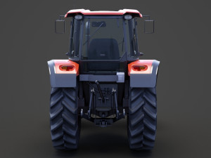 Generic Tractor 01 3D Model
