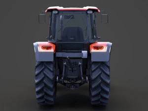 Generic Tractor 01 3D Model