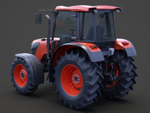 Generic Tractor 01 3D Model
