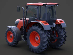 Generic Tractor 01 3D Model
