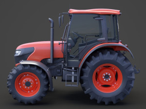 Generic Tractor 01 3D Model