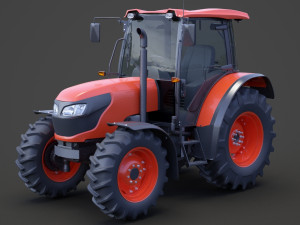 Generic Tractor 01 3D Model