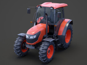 Generic Tractor 01 3D Model