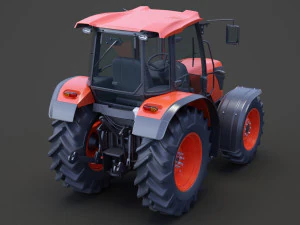 Generic Tractor 01 3D Model