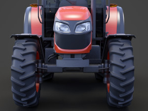 Generic Tractor 01 3D Model