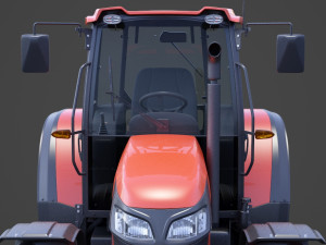 Generic Tractor 01 3D Model