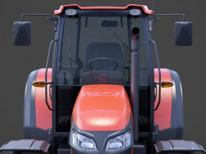 Generic Tractor 01 3D Model