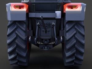 Generic Tractor 01 3D Model