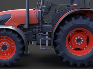 Generic Tractor 01 3D Model