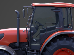 Generic Tractor 01 3D Model